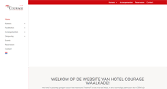 Desktop Screenshot of hotelcourage.nl