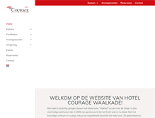 Tablet Screenshot of hotelcourage.nl